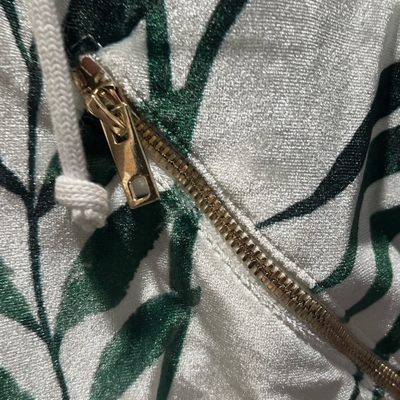 NWOT AVIATOR VELVOUR ZIP UP HOODIE RETAILS at$655-BOUGHT IN ST BARTHS! AMAZING𤩠- Picture 7 of 10